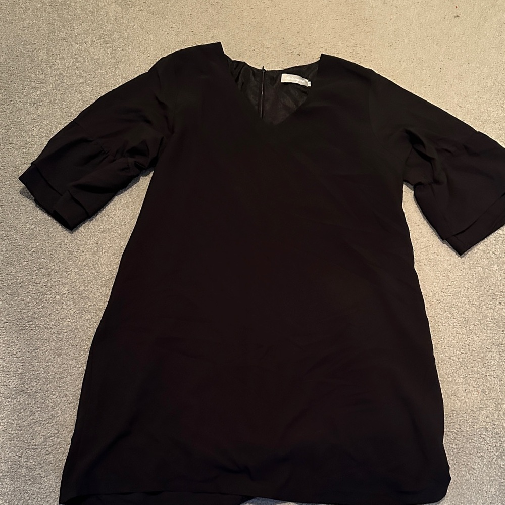 Elegant Black Midi Dress